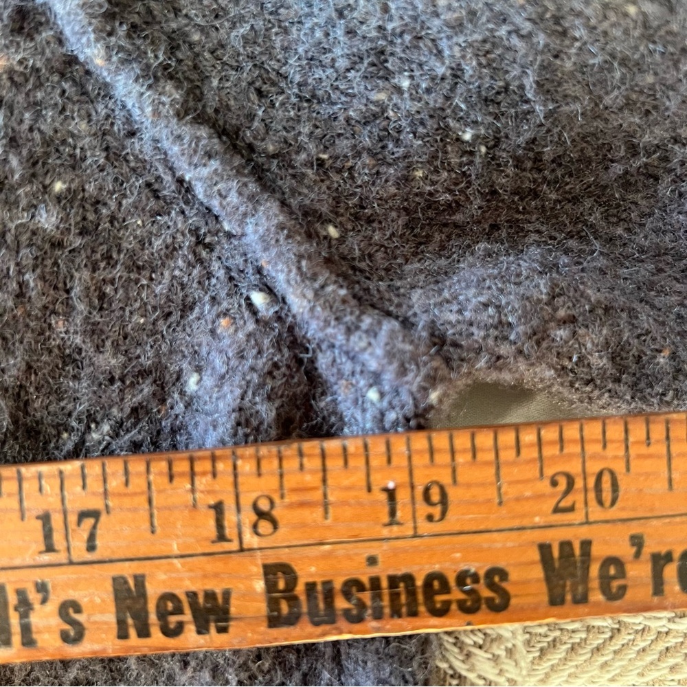 Y2k Mossimo Cropped Gray Speckled Knit Cardigan L… - image 5